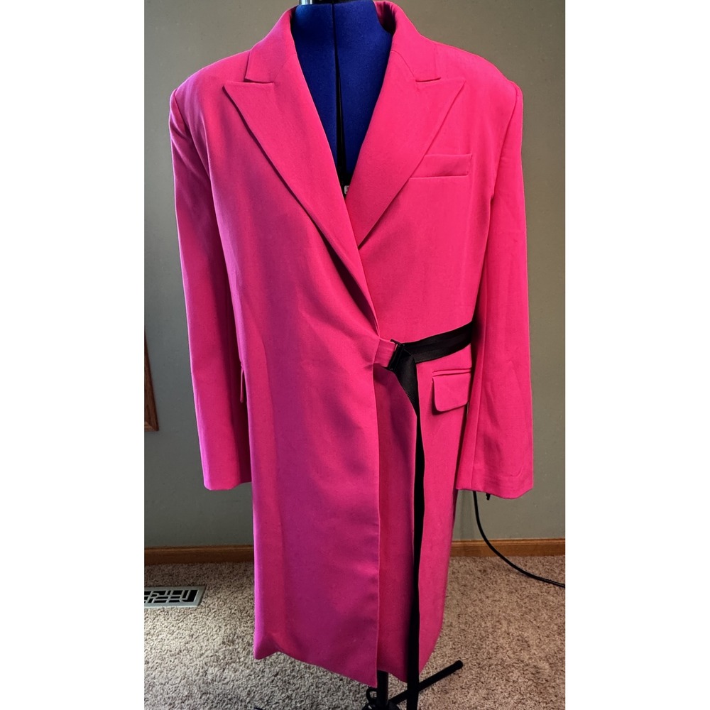 GSTQ Full Court Blazer Dress Pink Lux Sport Convertible Sleeve JKT-00004 L